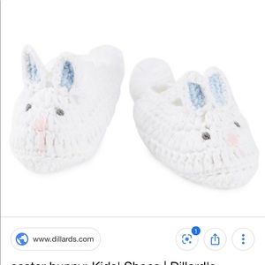 MudPie Knit Bunny Booties NWT